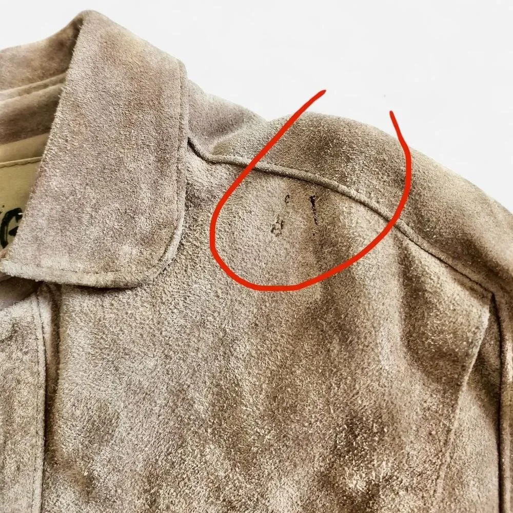 Vintage Suede 1980s Bomber Jacket by Rage for the Man Elliot Kastle - Picture 10 of 14